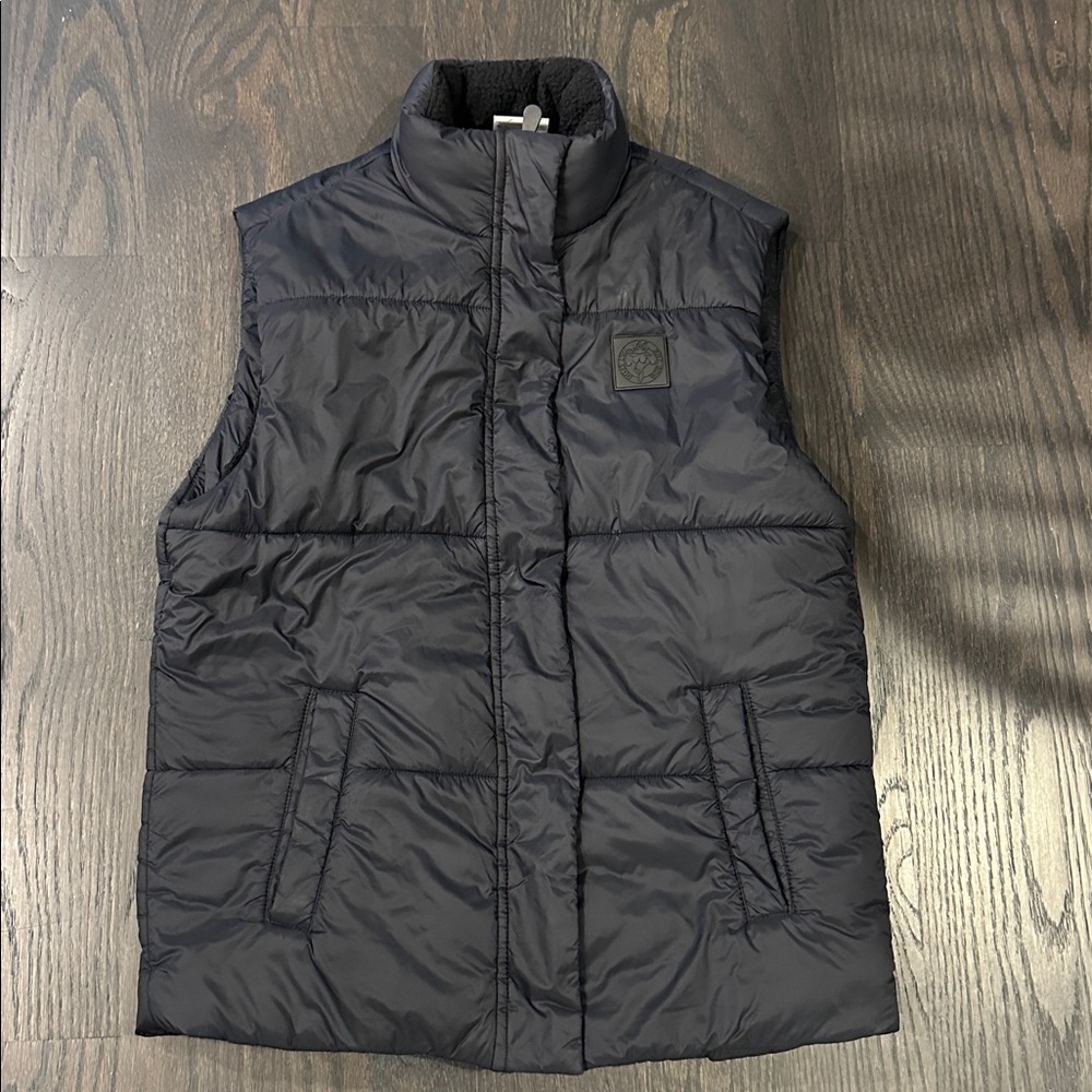 GOAT USA Boys Black Puffer Vest YXL